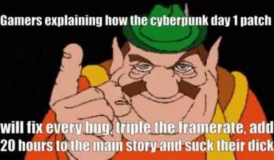 No bugs in the game, Todd promised.