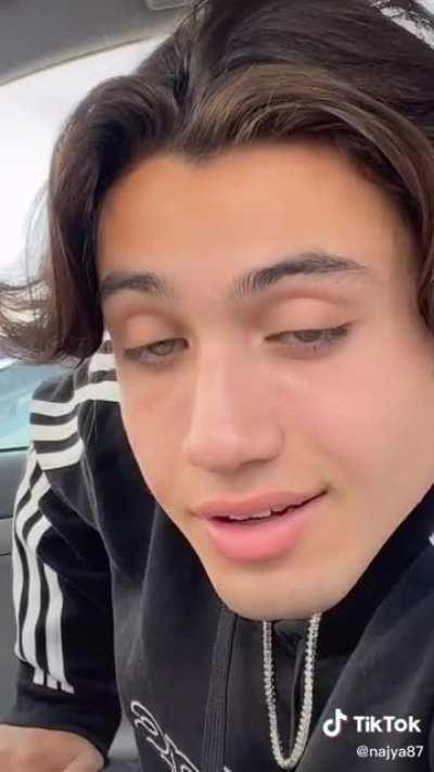 Why are you looking at me? Is there something in my teeth?