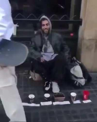 Skateboarding in style