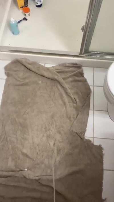 Shooting into the shower 