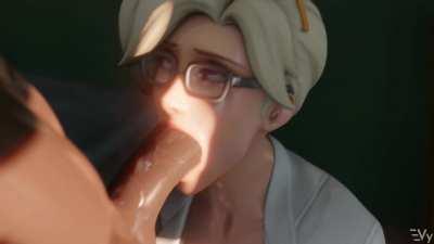 Mercy sucking dick (Vulpeculy)