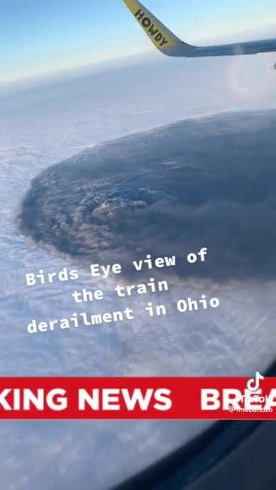 An actual video of the toxic cloud.