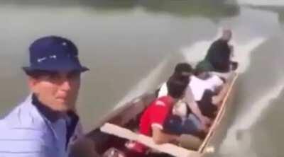 WCGW boat selfie