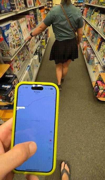 Shhhhhhhh!! Next up, Hold a Moan!! This was so much (f)un walking around while my toy was controlled! 