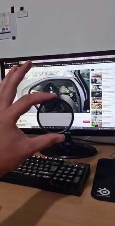 My friends new sun glasses for his camera