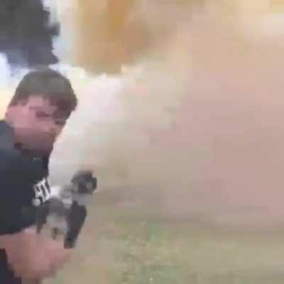 FPSRussia almost gets cut in half by debris from explosion