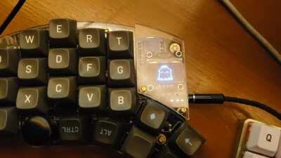 Happy little Takodachi to go with my keyboard