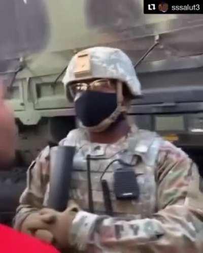 Military is more professional than the police.