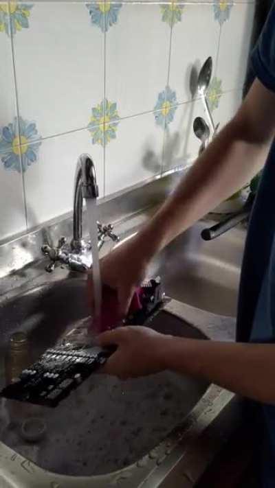 Cleaning thermal paste off my GPU to get ready to water cool it. So excited .