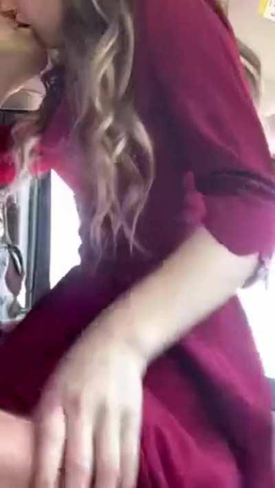 The way her body moves under her bridesmaid dress