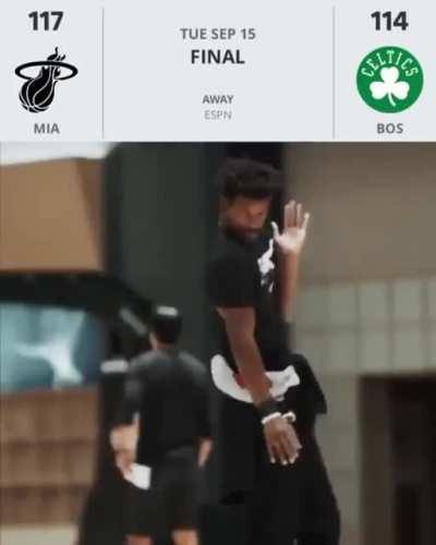 When you’ve been telling the world about Bam all season... #WINNING