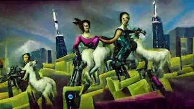 Experiments in the Smooth Transition of Zoom, Rotation, Pan, and Learning Rate in Text-to-Image Machine Learning Imagery [15,000 frames]