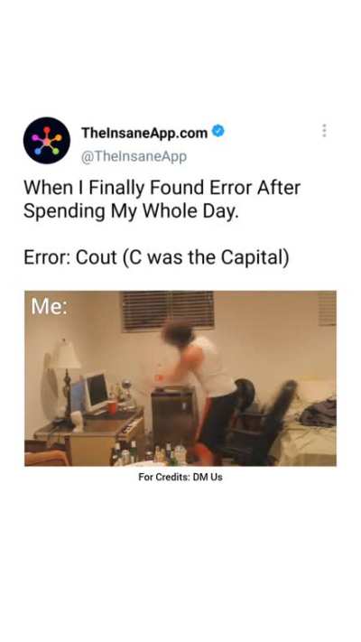 When I Finally Found Error After Spending My Whole Day