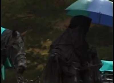 Just a Nazgul with an umbrella