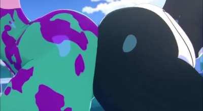 Mina & Uraraka fighting crime