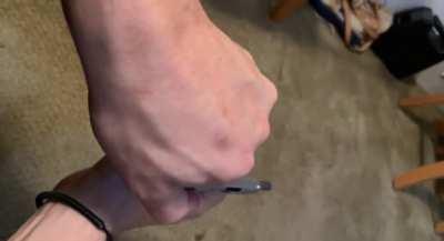 I was the idiot. Got a new magazine for the shit gun(J22). Decided to see if it cycled inside.