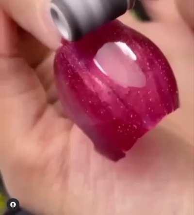 Onion peel nails