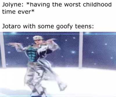 Jotaro being silly