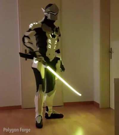 Awesome genji cosplay from overwatch