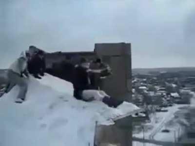 Russian kids having a good time