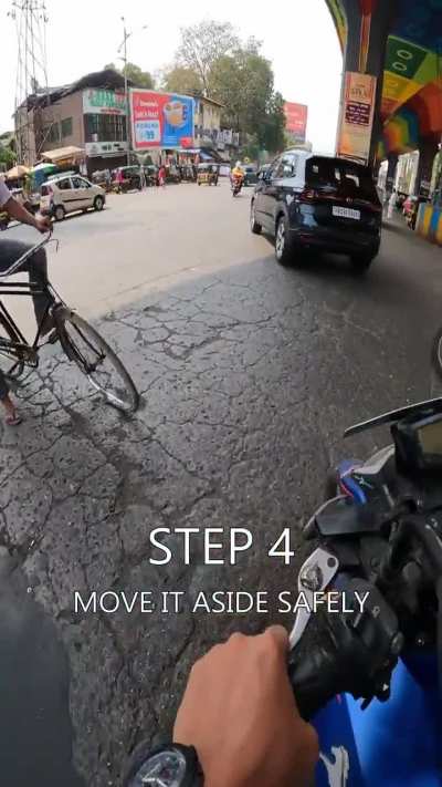 Thats how you should react in an accident!