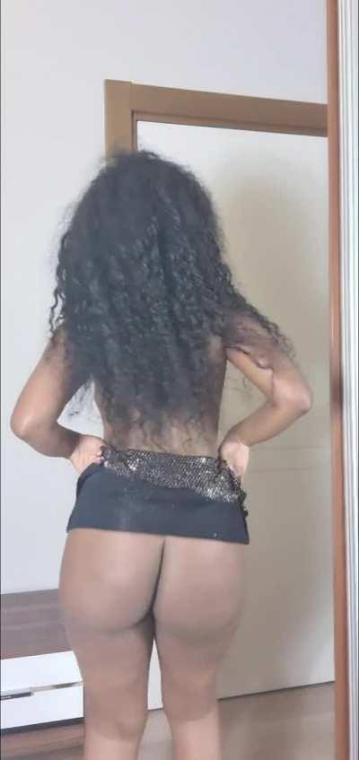 Dress with no panties all you got to do is lift it up and slide in babe