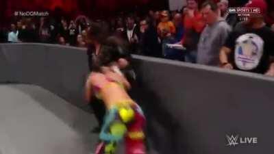 Doesn't take much to knock out Bayley