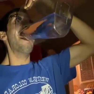 Me when I can't talk to someone because I am making piss