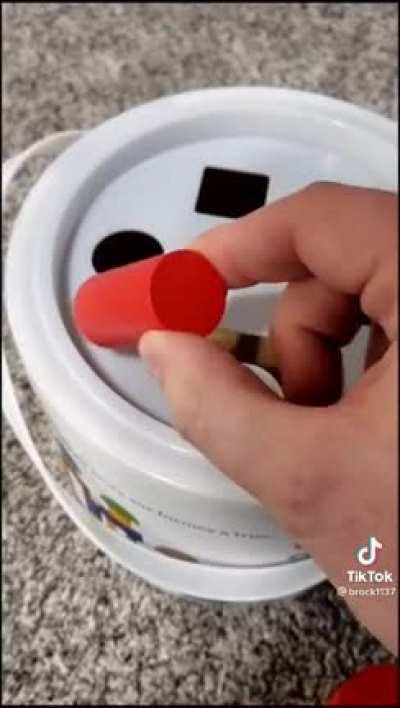 To teach kids shapes