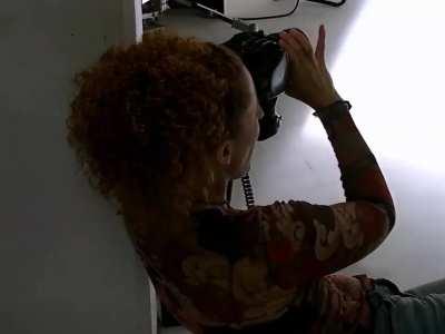 Christina Aguilera's photoshoot for the 'Stripped' album (2002).