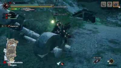 How's the fight going? Me: