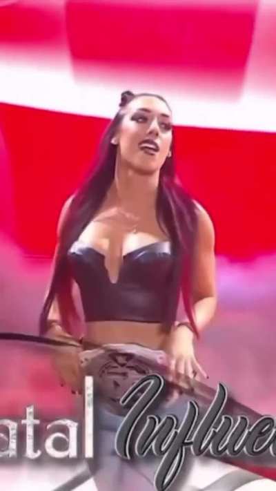 The champ makes her entrance