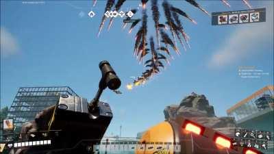 Testing out new methods of mass destruction with drones & bombs