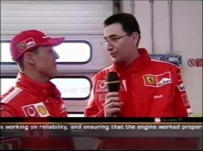 When the absolute GOAT in f1 met Michael Schumacher