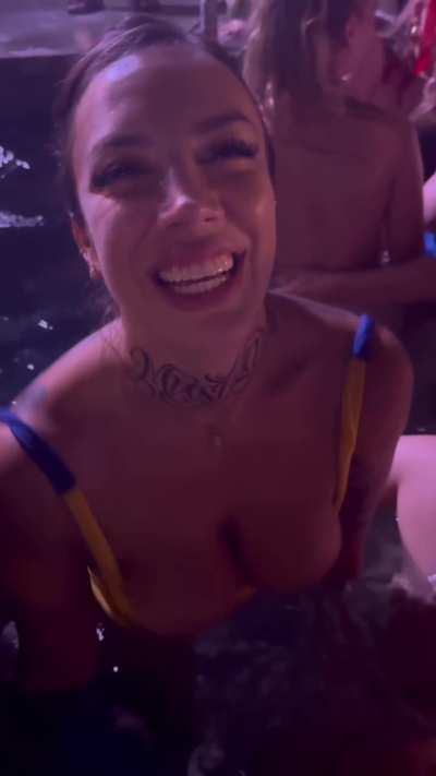 You probably can even count the amount of girls flashing them in this video