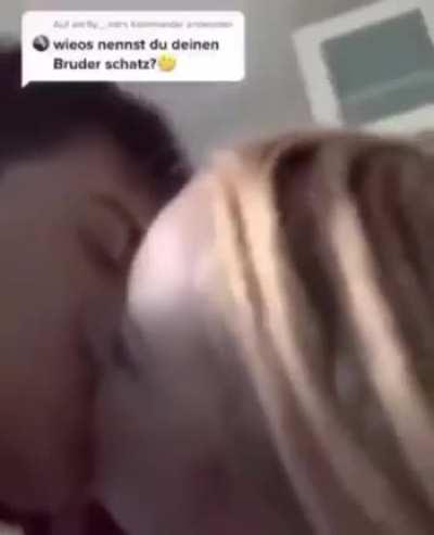 That’s her brother (its german)