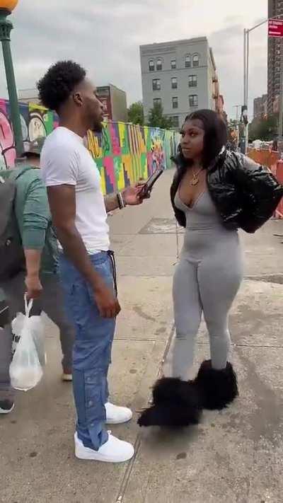 She pretty but hostile asf