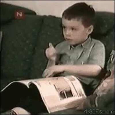 Just turning the pages...