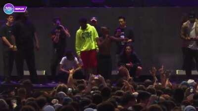 X’s closing speech for his Rolling Loud 2017 set 🖤