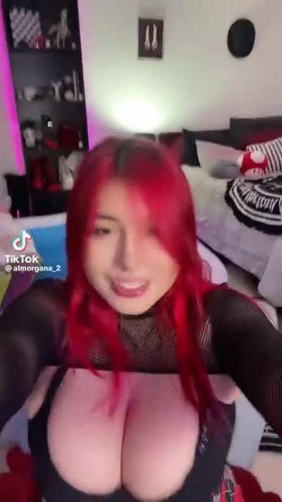 Cosplay goth babe again