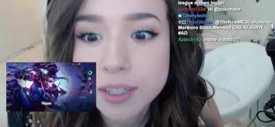 Poki ready for you to paint her face with eye contact 😍
