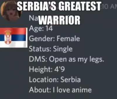 SERBIA'S GREATEST WARRIOR