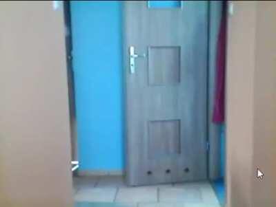 Guy who hasn't paid rent for months and refused to move out gets stripped and walked out by the angry owner during live video chat