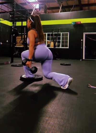 Working those glutes 