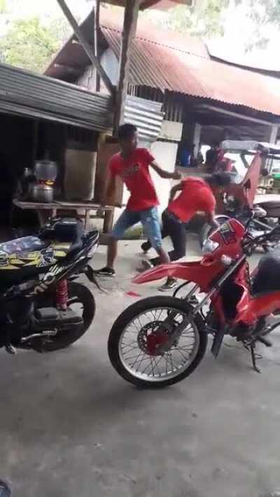 Casual morning on the street