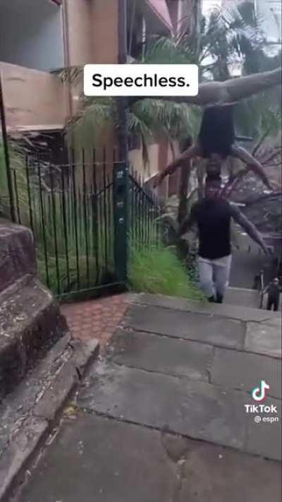 two dudes one staircase