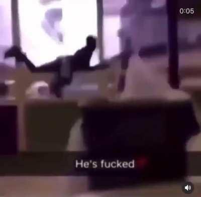 Let me jump at the window and see what happens