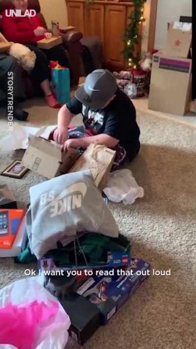 The heartwarming moment a child was adopted by the family who took care of him for Christmas