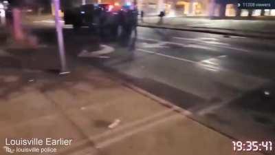 Police perspective of the 8:30 shooting in Louisville