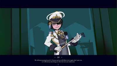 Your collection of sharply dressed demon girl harem has been confiscated.